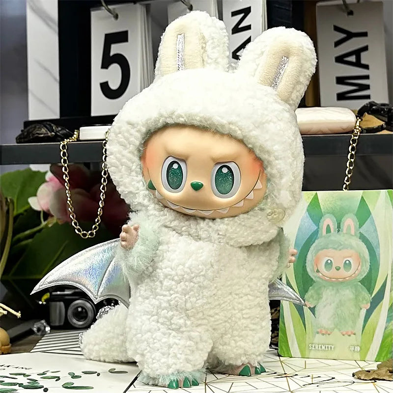 Labubu Doll 17cm Fashion Hoodie