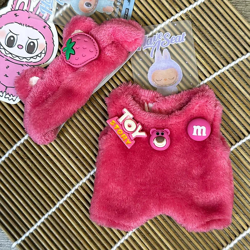 Labubu Doll 17cm Fashion Hoodie