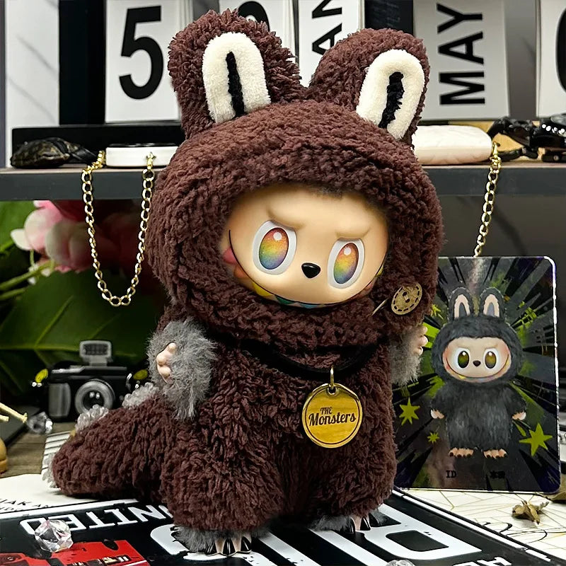 Labubu Doll 17cm Fashion Hoodie