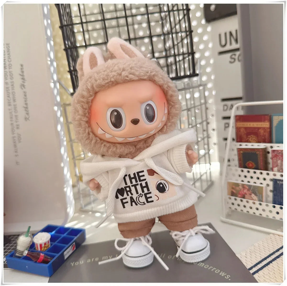 Labubu Doll Clothes Fashion Hoodie, and Pants Set