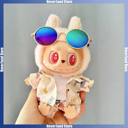 Labubu Doll Clothes Beach Resort Style Overalls