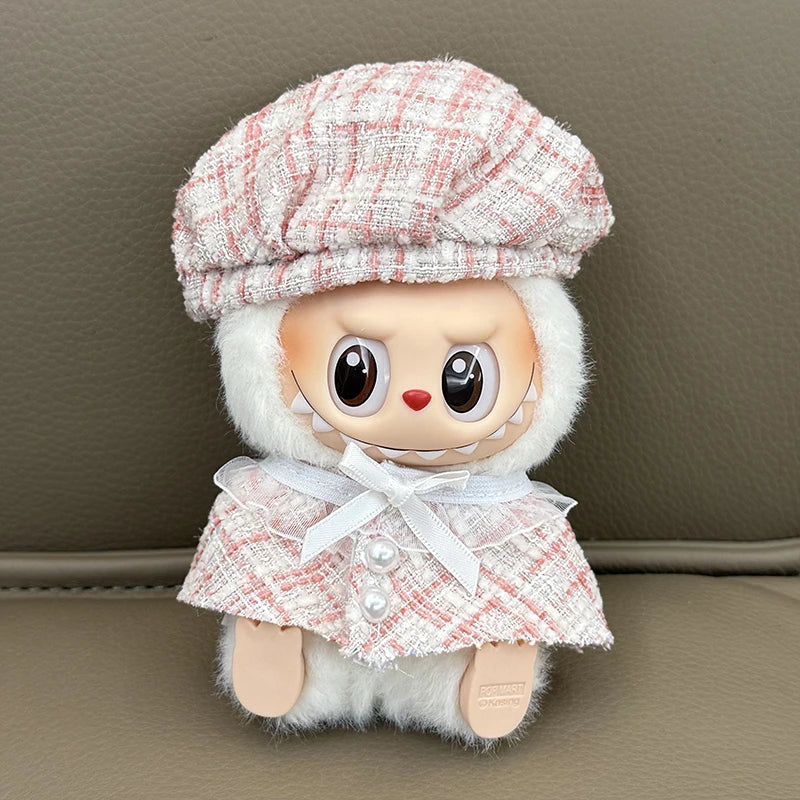 Labubu Doll Clothes Fashion Overalls