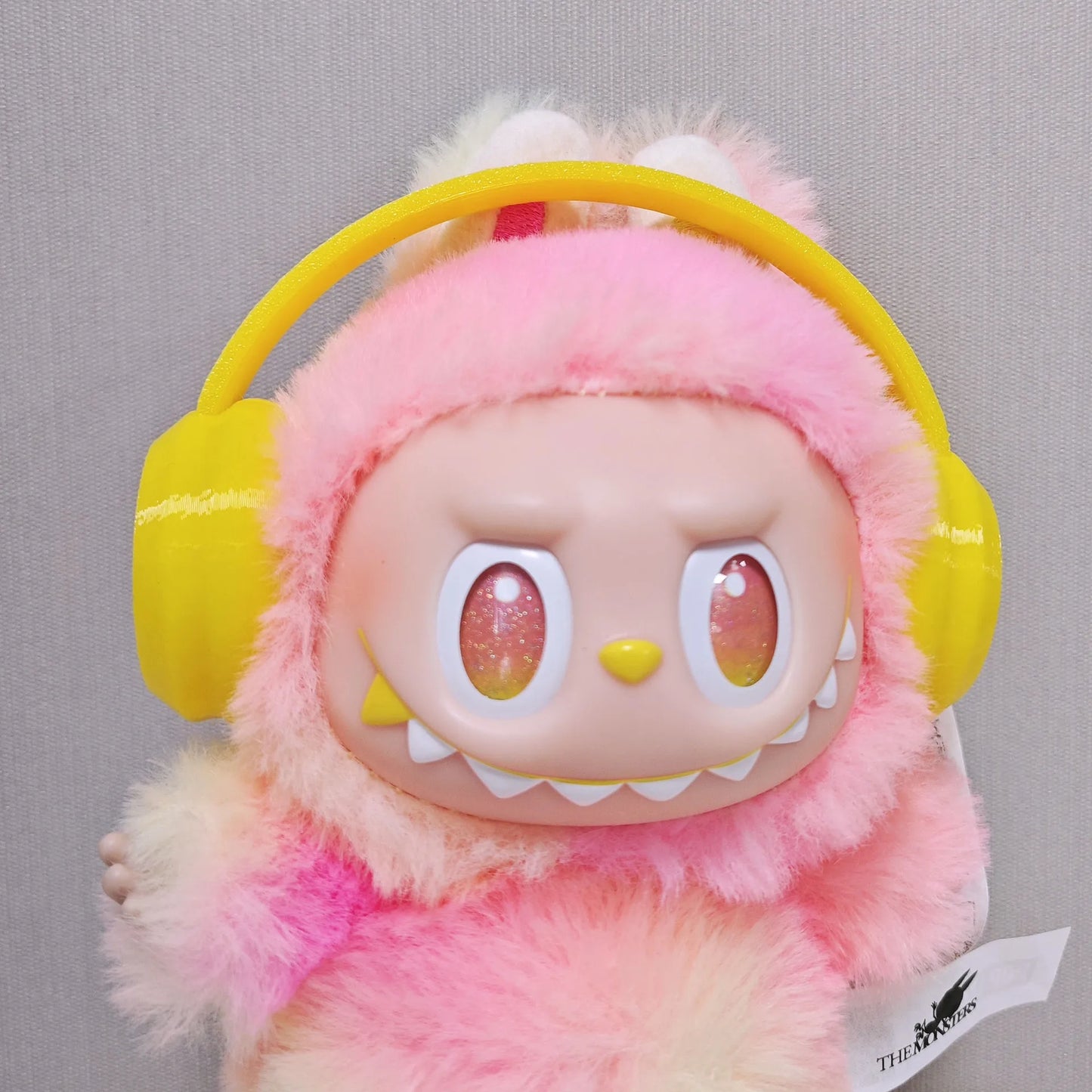 Labubu Doll Shoes and Headphon