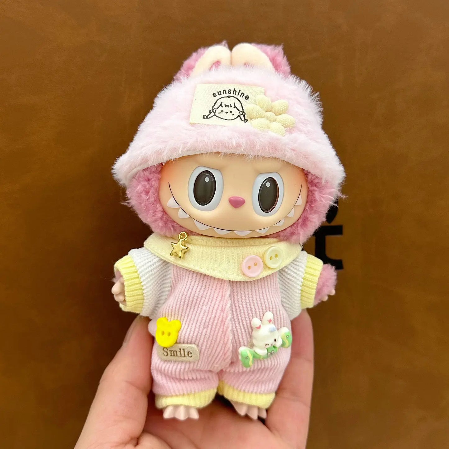 Labubu Doll Clothes Bee Dinosaur Shark