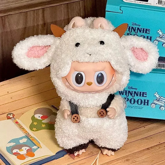 Labubu Doll Clothes Fashion Overalls