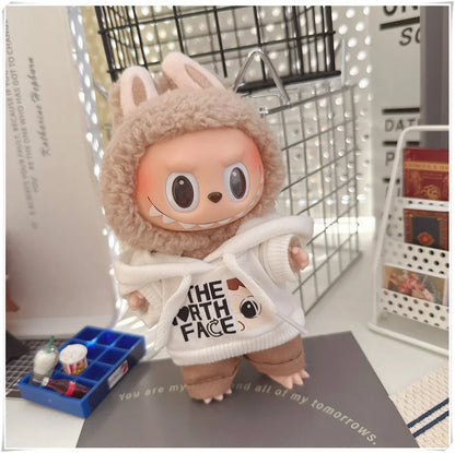 Labubu Doll Clothes Fashion Hoodie, and Pants Set