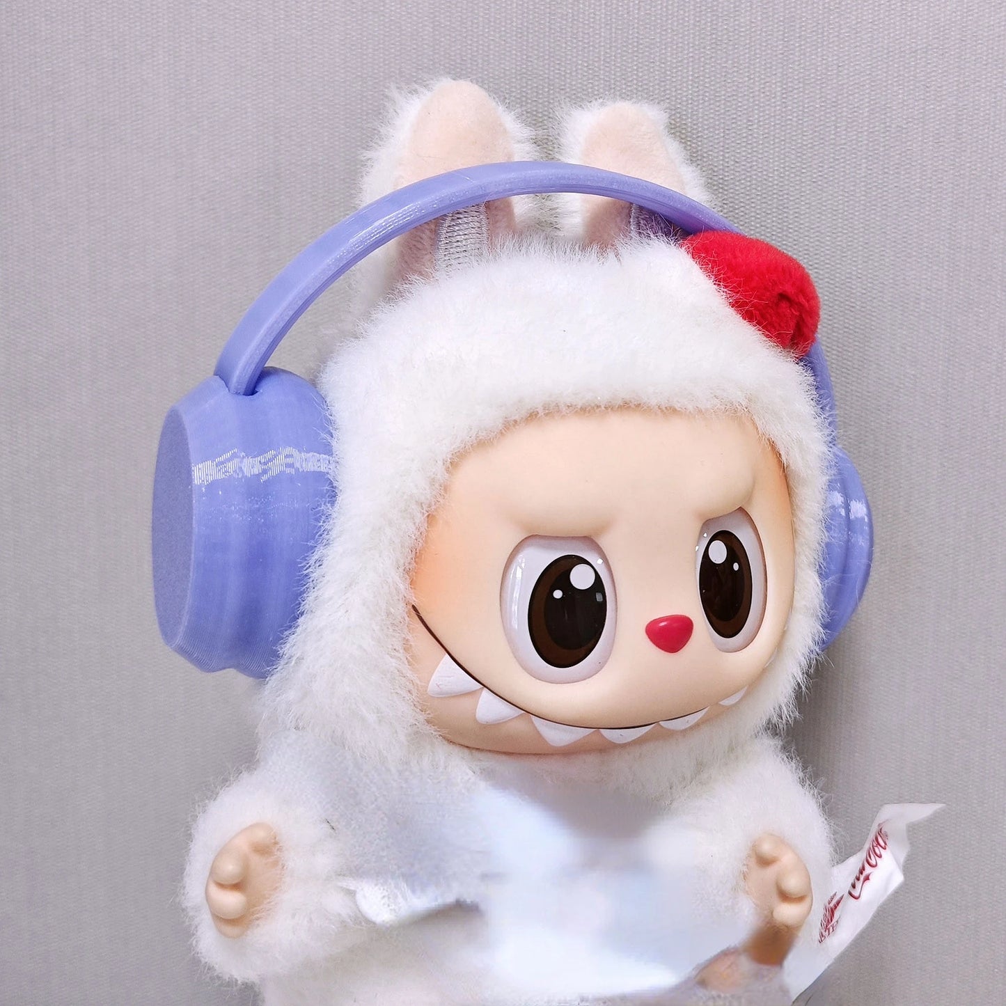 Labubu Doll Shoes and Headphon