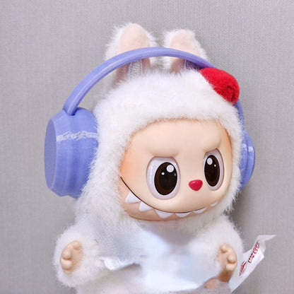 Labubu Doll Shoes and Headphon