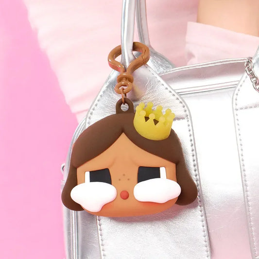 Crybaby Crown Charm Keychain – Royal Edition