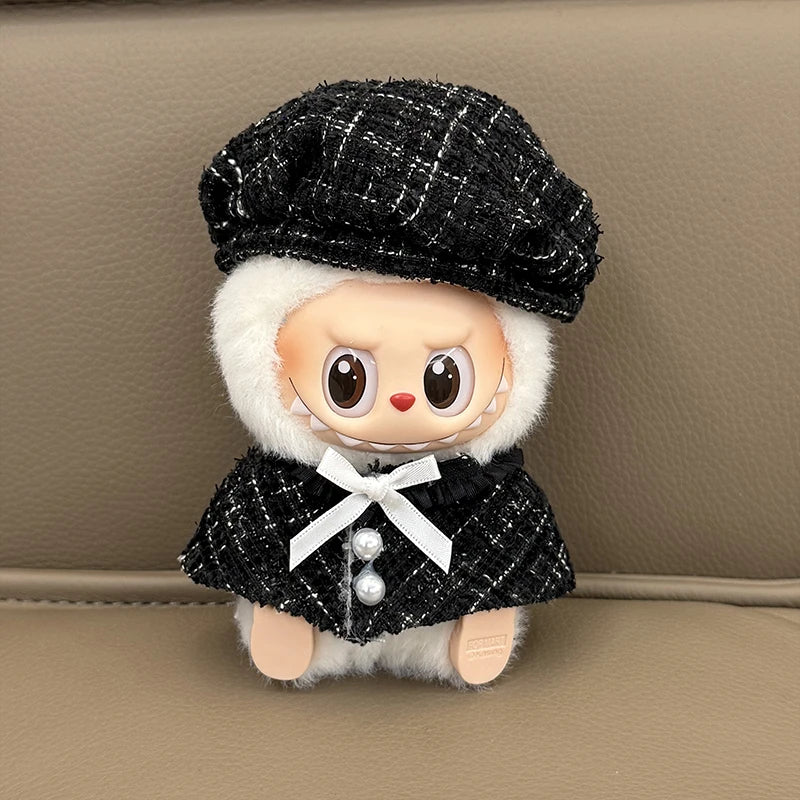 Labubu Doll Clothes Fashion Overalls