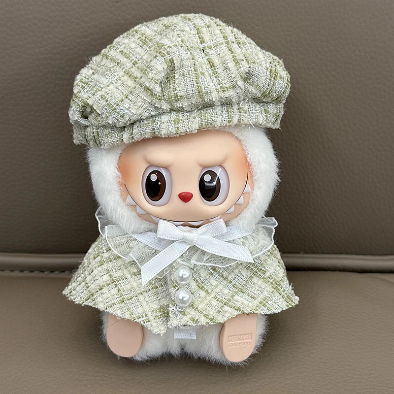 Labubu Doll Clothes Fashion Overalls
