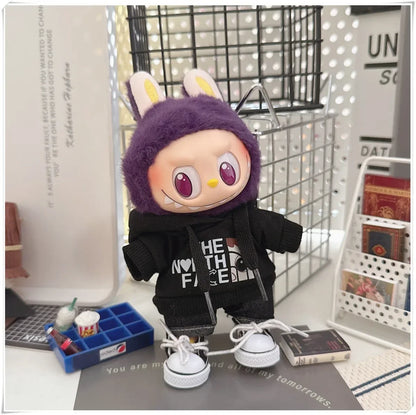 Labubu Doll Clothes Fashion Hoodie, and Pants Set