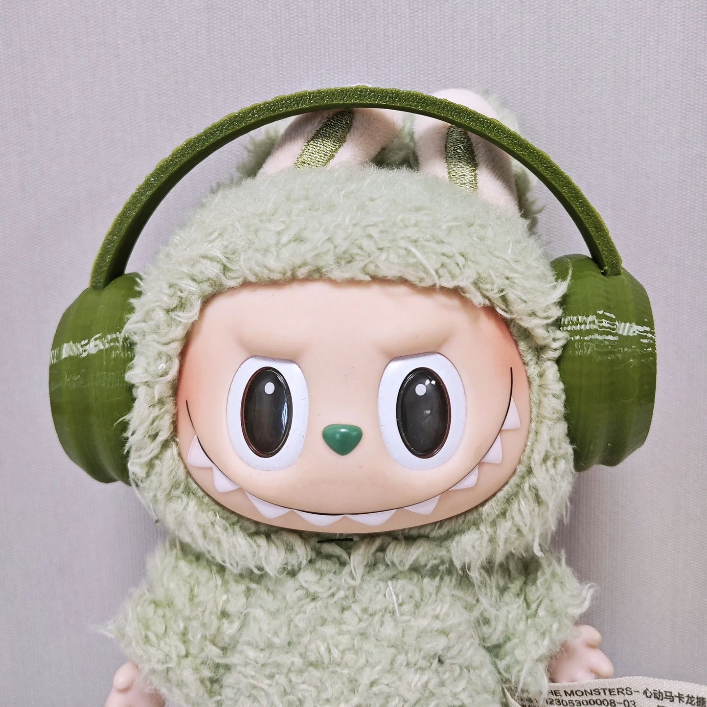 Labubu Doll Shoes and Headphon