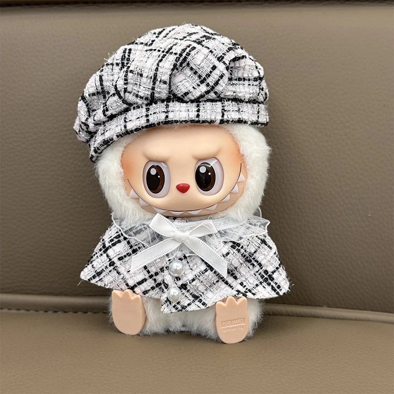 Labubu Doll Clothes Fashion Overalls