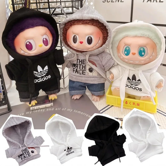 Labubu Doll Clothes Fashion Hoodie, and Pants Set
