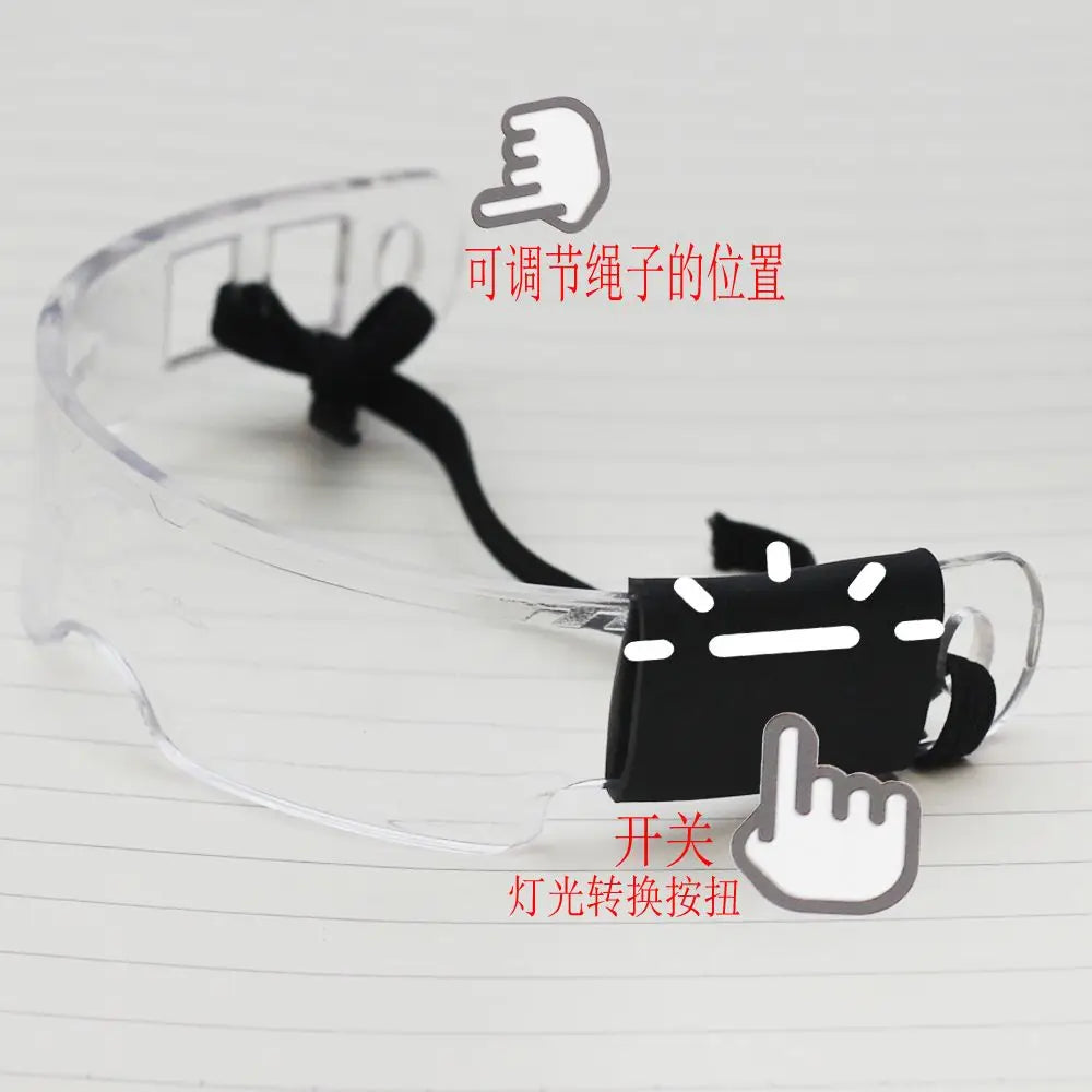Labubu LED Punk Glasses