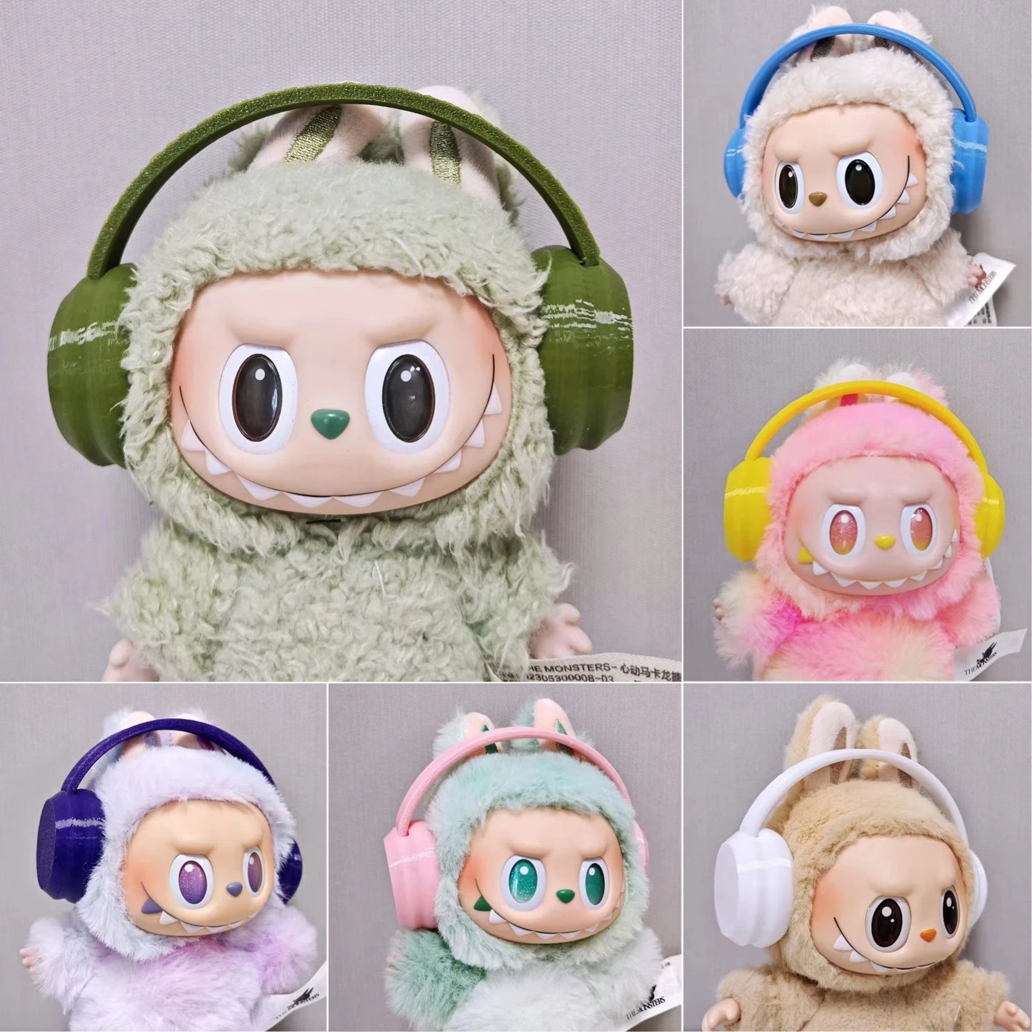 Labubu Doll Shoes and Headphon