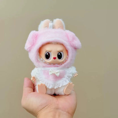 Labubu Doll Clothes Fashion Overalls