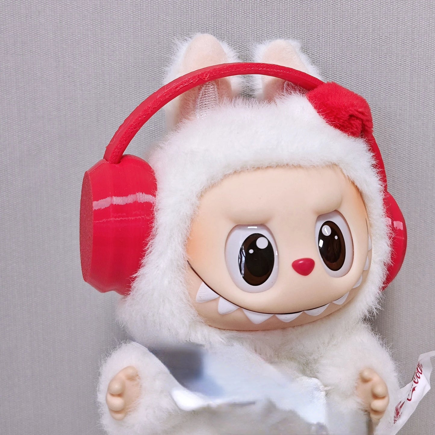 Labubu Doll Shoes and Headphon