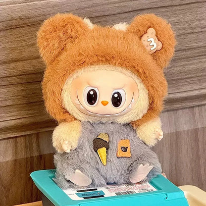 Labubu Doll Clothes Fashion Overalls
