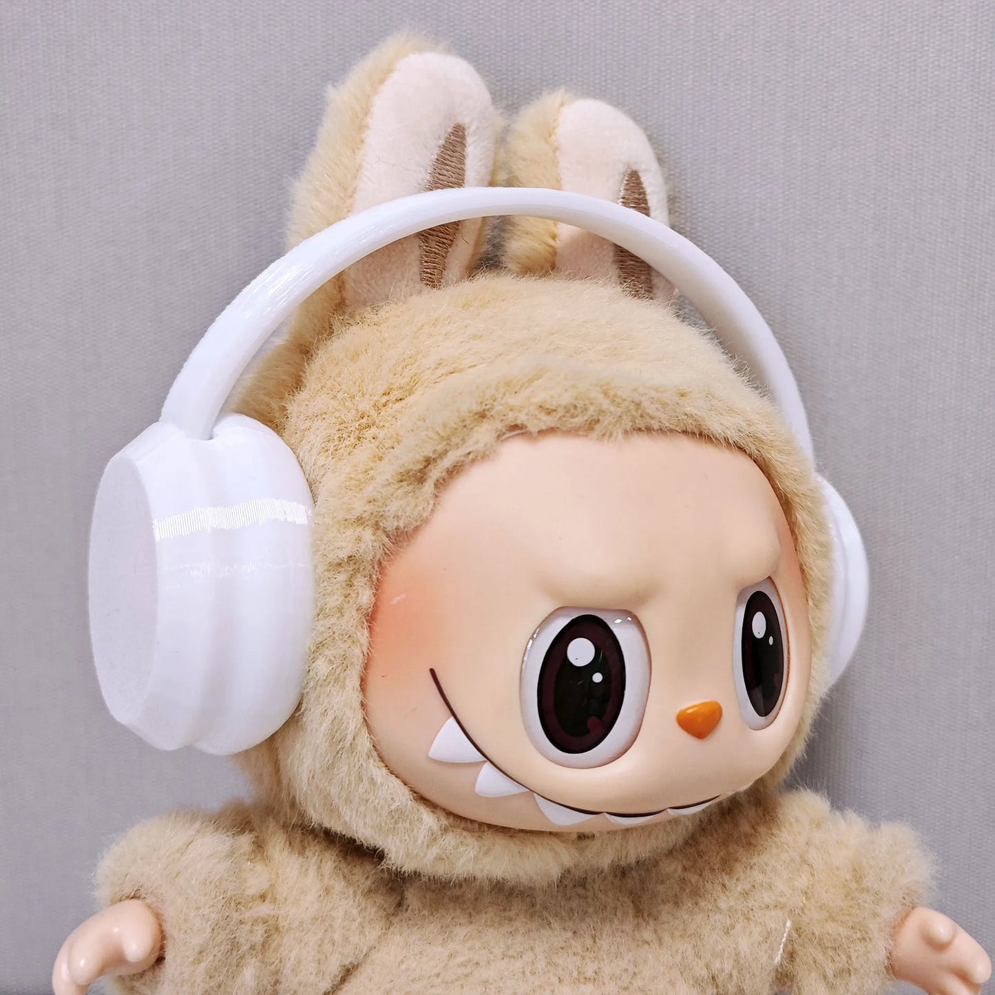 Labubu Doll Shoes and Headphon