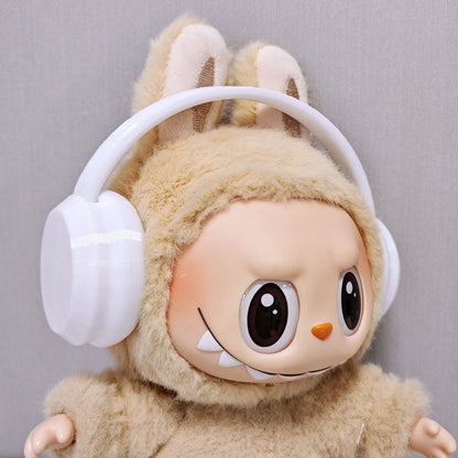 Labubu Doll Shoes and Headphon