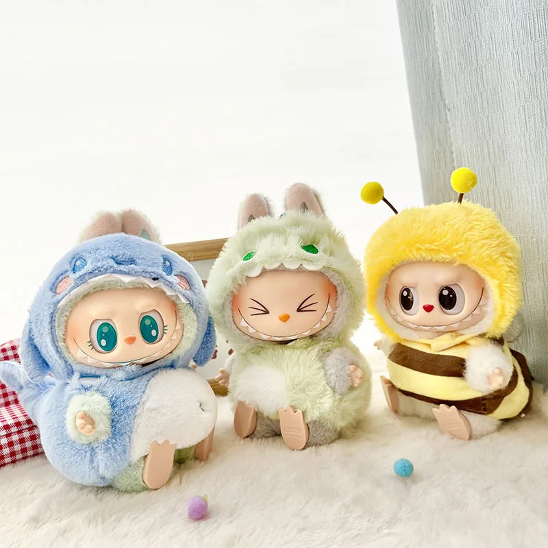 Labubu Doll Clothes Bee Dinosaur Shark