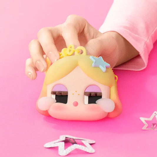 Crybaby Star Charm Keychain – Blonde Edition
