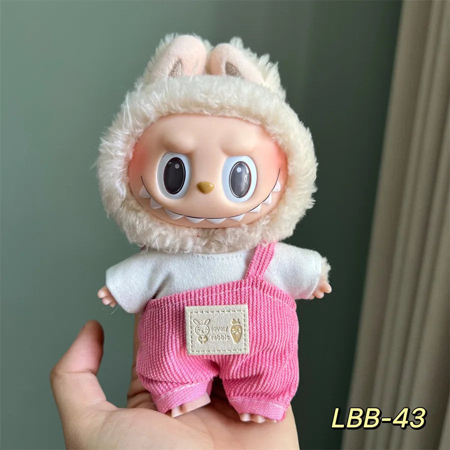 Labubu Doll Clothes Bee Dinosaur Shark