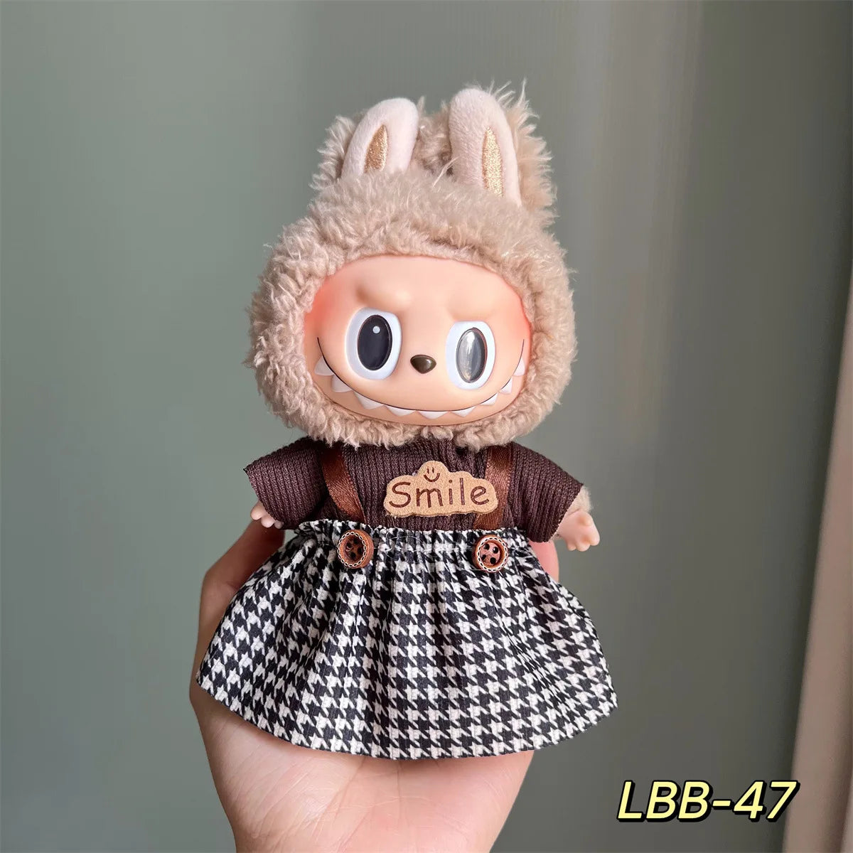 Labubu Doll Clothes Bee Dinosaur Shark