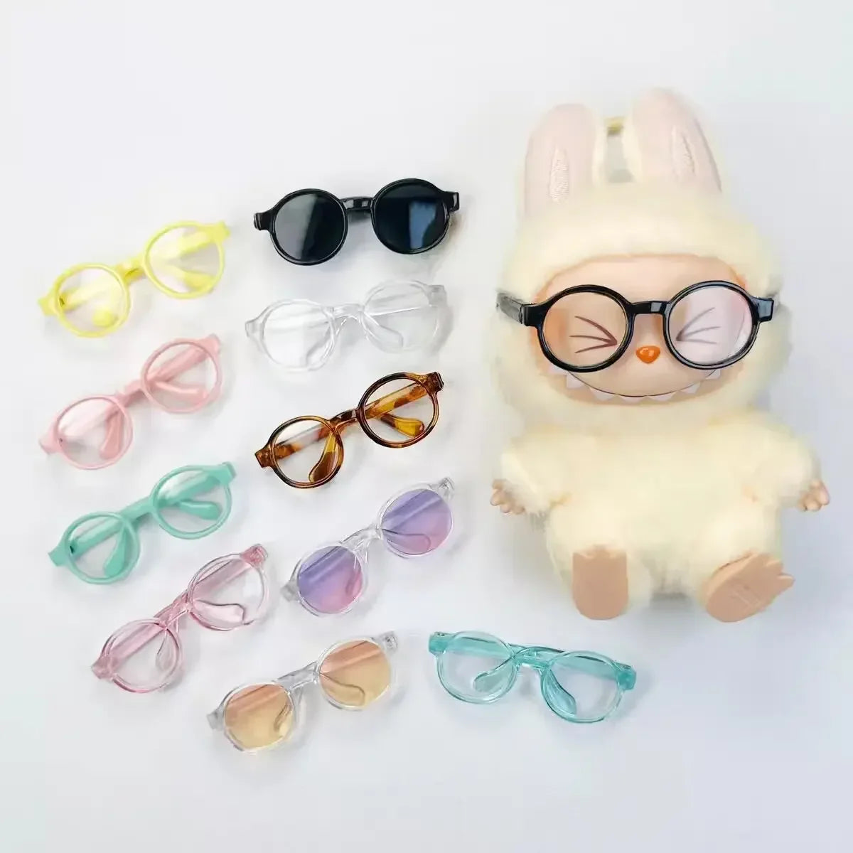 Labubu Transparent Plastic Glasses