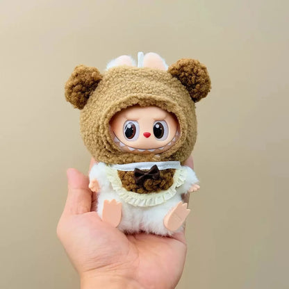 Labubu Doll Clothes Fashion Overalls