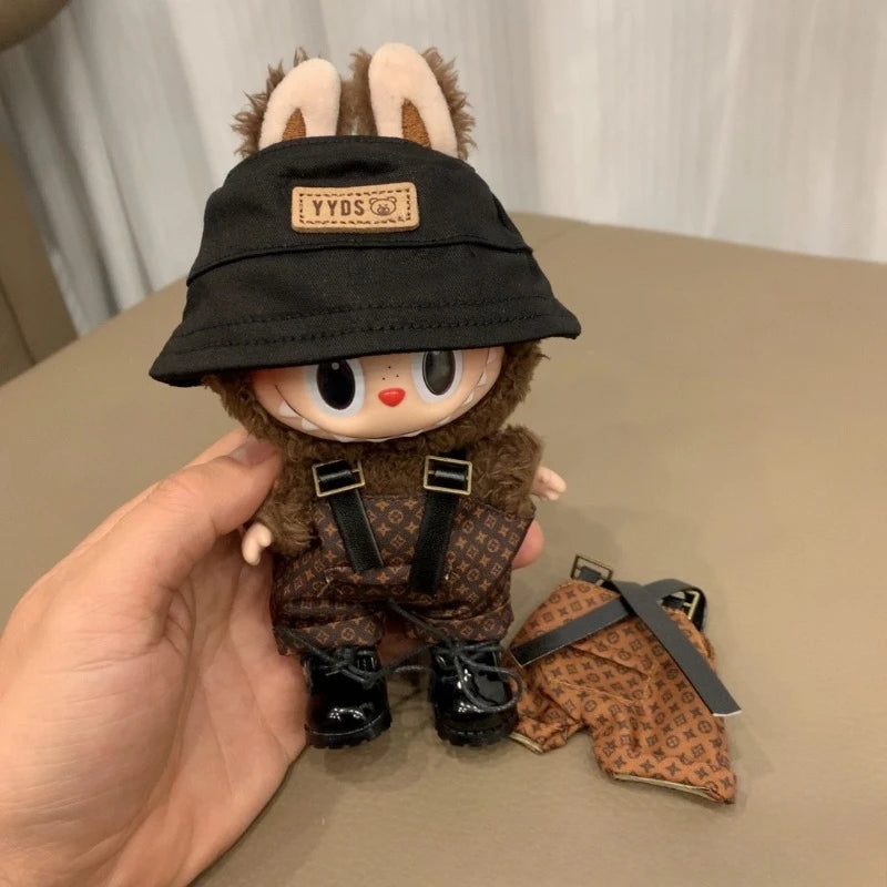 Labubu pendant clothes fashion design suspenders