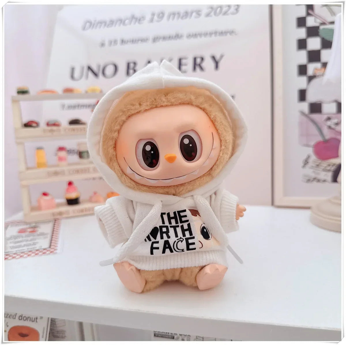 Labubu Doll Clothes Fashion Hoodie, and Pants Set