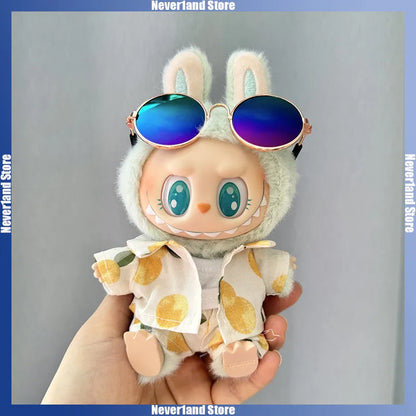 Labubu Doll Clothes Beach Resort Style Overalls