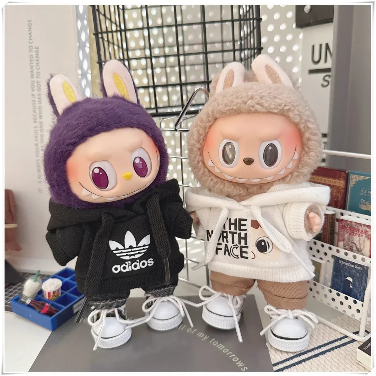 Labubu Doll Clothes Fashion Hoodie, and Pants Set